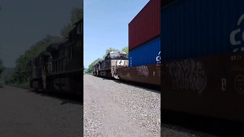 Intermodal on location grapeville PA. #train #youtubeshorts #intermodal #train #youtube #short