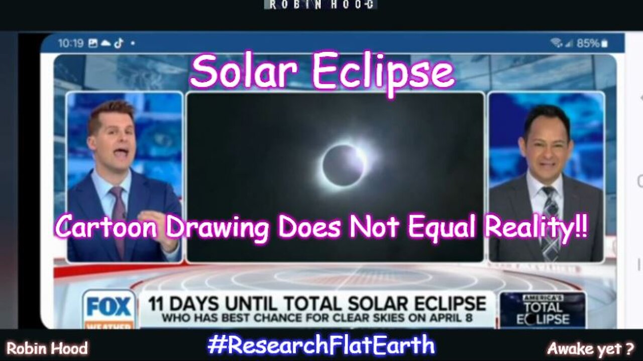 Solar Eclipse - Cartoon Drawing Does Not Equal Reality!!