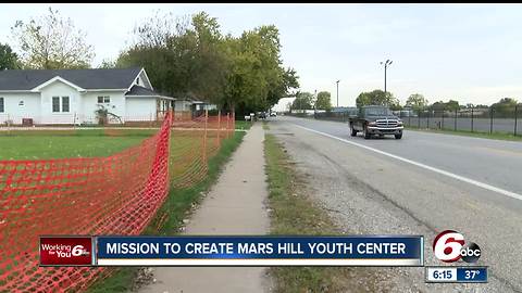 Man working to create youth center in his neighborhood in an effort to stop kids from turning to drugs and violence