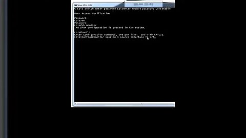 cisco port mirroring