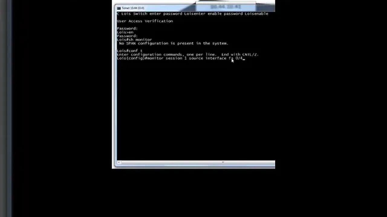 cisco port mirroring