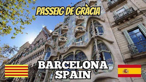 Exploring Barcelona Spain: A Walking Tour of Passeig de Gràcia