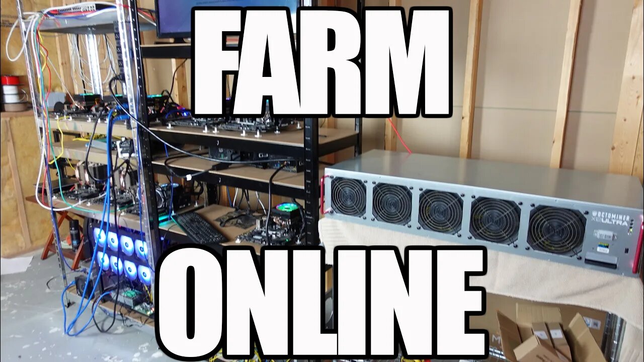 Crypto Mining Farm ONLINE!!! | CPU MINING COIN HUNT