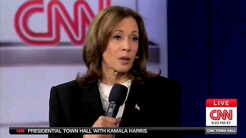 kamala CNN town hall what a moron this is Democrats best