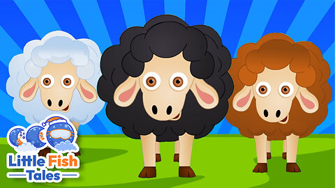 3 Little Baa Baa Black Sheep | Little Fish Tales | #nurseryrhymes