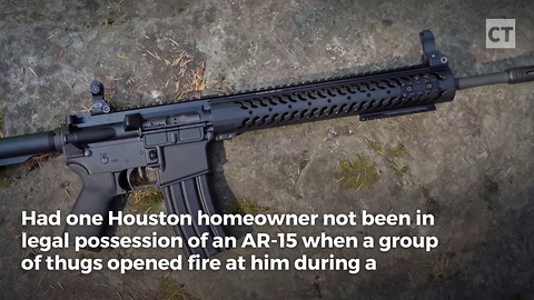 Texas Man Shows Why We Need AR-15s