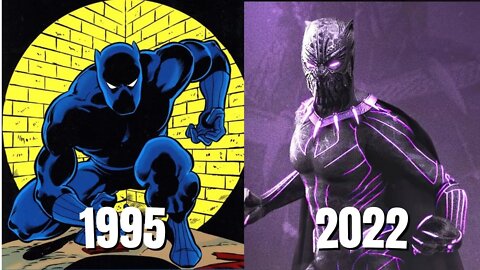 Evolution Of Black Panther in Movies ,Cartoon & Tv [1995-2022]