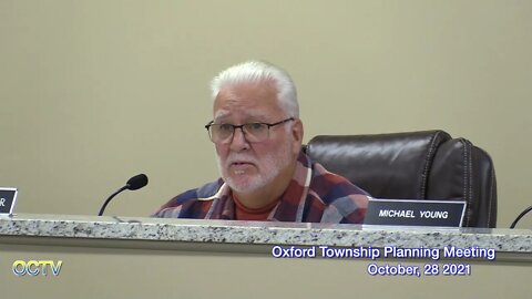 Oxford Township Planning Commission Meeting
