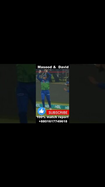 Tim David and Shan Masood Catch , Brilliant Catch by Shan Masood & Tim David #psl #shorts