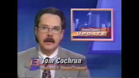 March 30, 1995 - Two WTHR Indianapolis Newsbreaks with Tom Cochrun & 11PM Promo