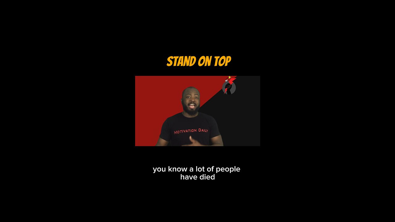 Stand On Top #dayodman #rip #keepgoingforward #eeyayyahh #motivation