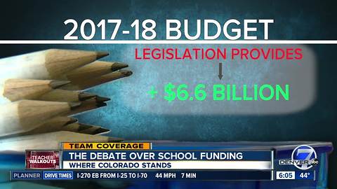 Breaking down the numbers as Colorado teachers take part in walkouts