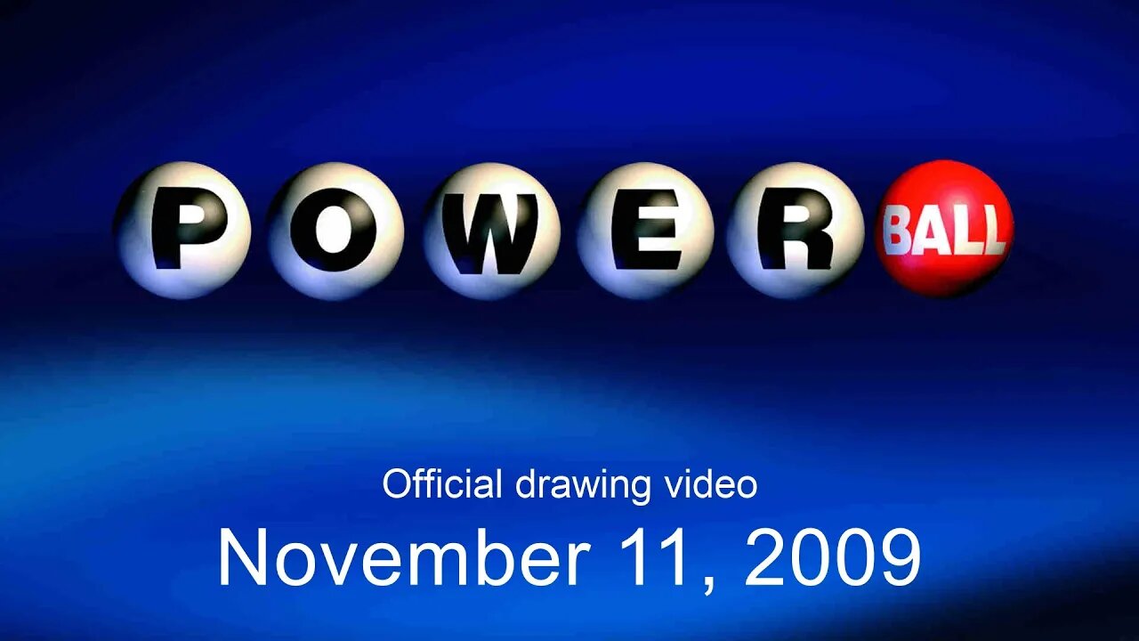 Powerball drawing for November 11, 2009