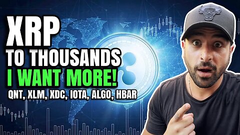 🤑 XRP IN THE THOUSANDS!! BULLISH! QUANT CAN EXPLODE | DEFI IS THE NEXT BIG THING IN CRYPTO REEF 🤑