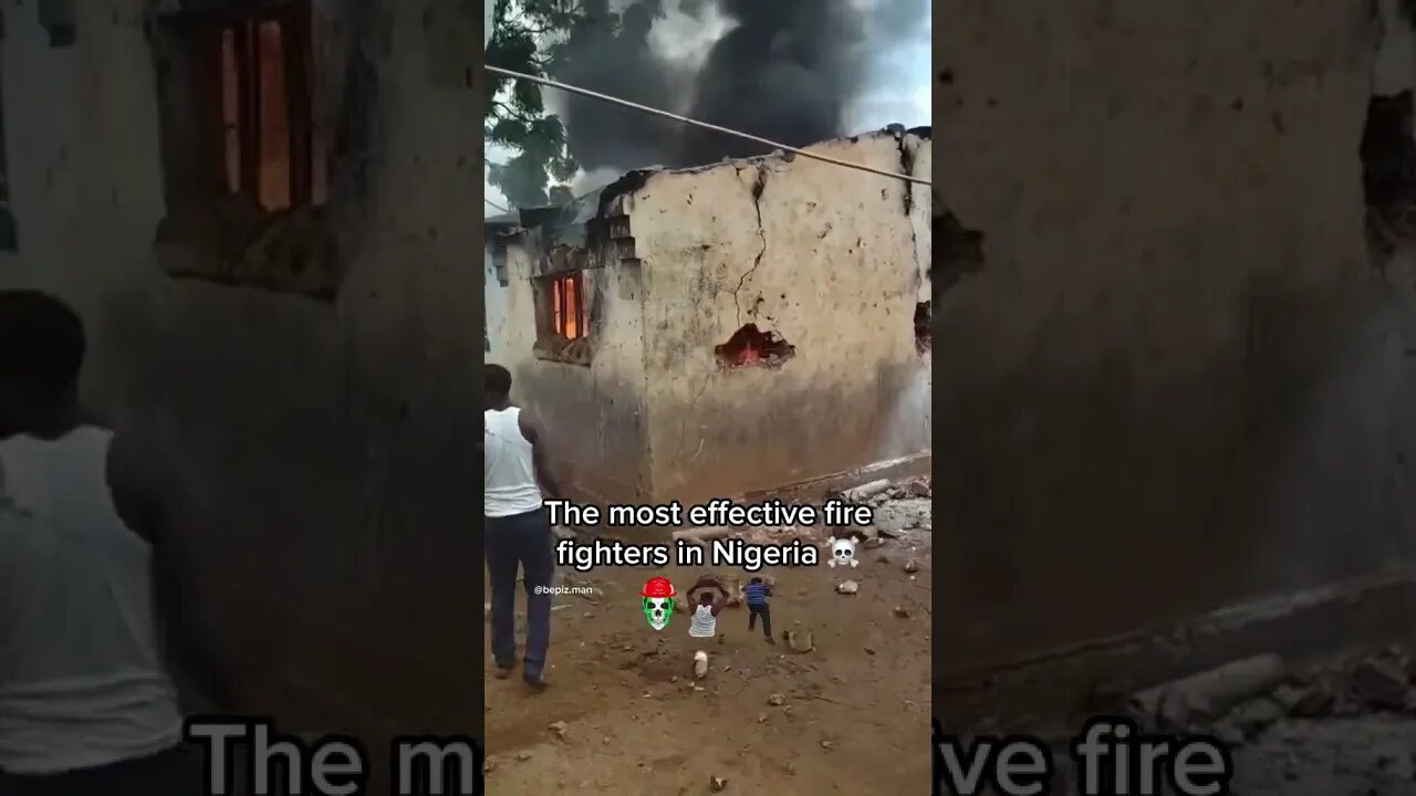 Fire fighters in Nigeria