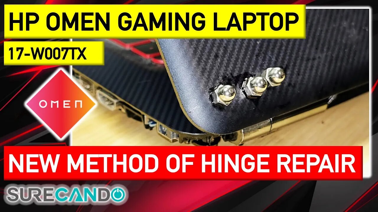 Revolutionary hinge repair for HP Omen 17-w007tx_ Game-changing fix!