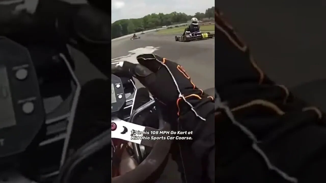 TJ’s 100 + MPH Go kart at Mid Ohio Sports Car Course!