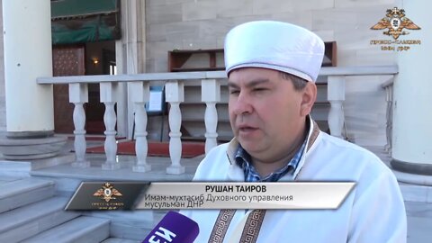 On the Muslim holiday of Eid al-Fitr, a festive service was held in the Mariupol mosque of Suleiman and Roksolana