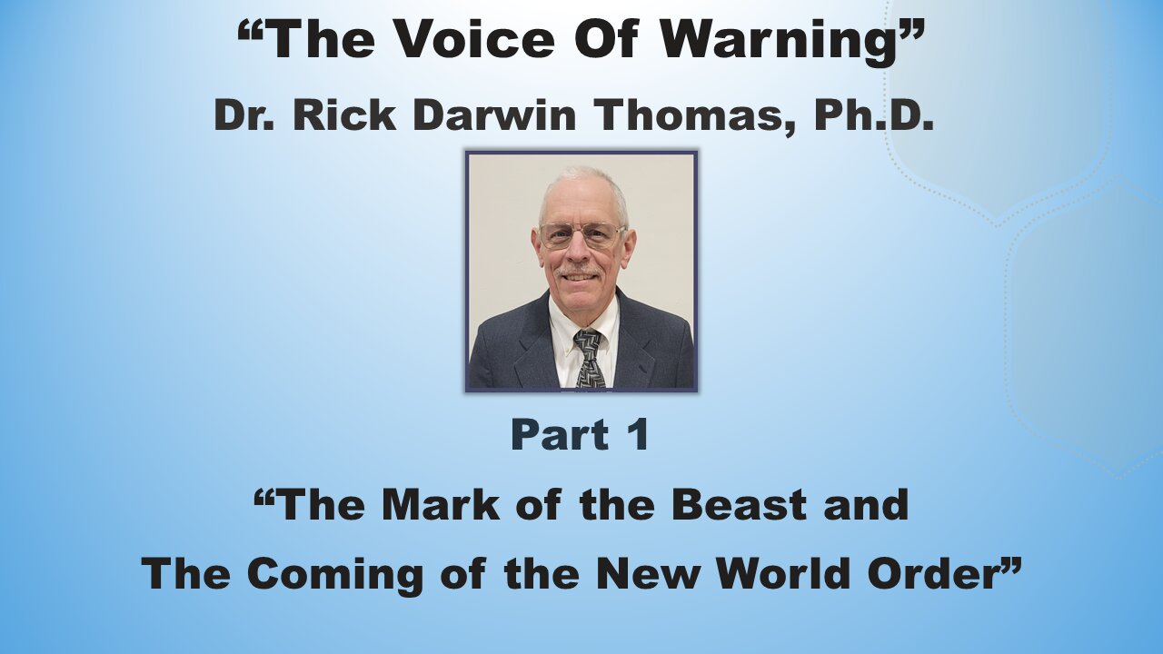 Voice of Warning Series-Class 1: "Mark of the Beast and the New World Order"