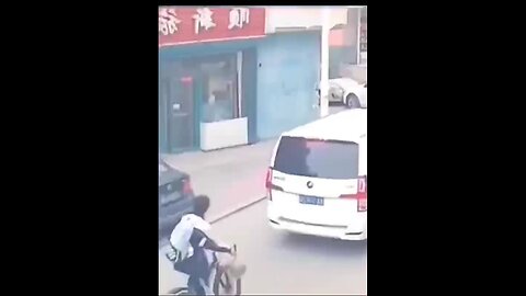 Cycle Crushed By Car