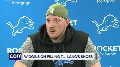 Wiggins discusses filling void on Lions O-line left by T.J. Lang