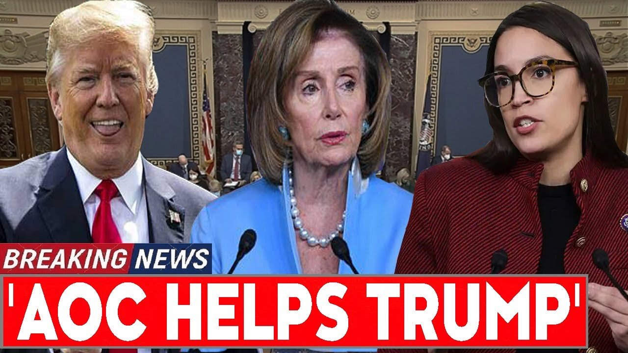 WATCH TRUMP HAS GOOD LAUGH AFTER AOC DISMANTLES PELOSI WITH 'TRUTH' SPEECH OVER 'JANUARY'