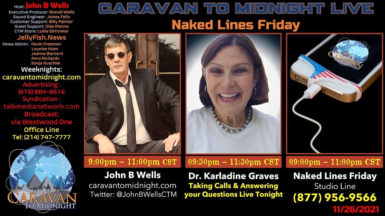 Naked Lines Friday - John B Wells Live