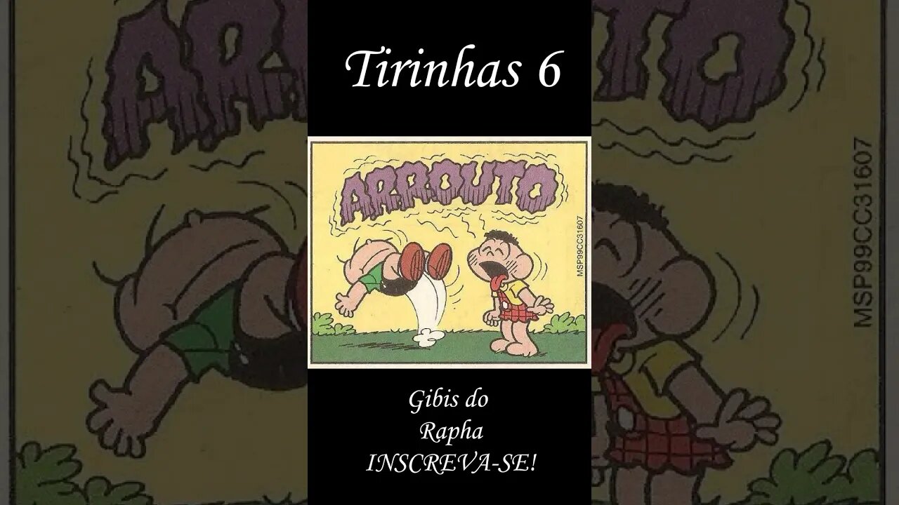 Tirinhas da Turma da Mônica nº 6 | Gibis do Rapha - #shorts