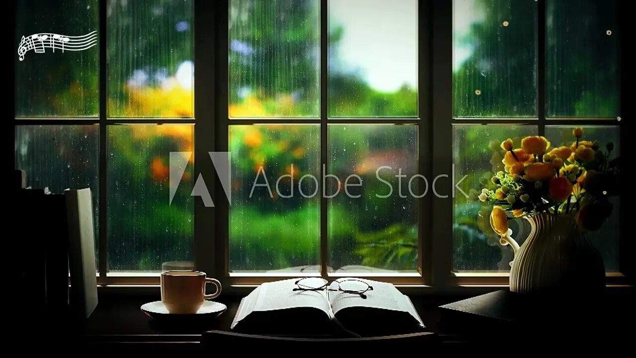 Rainy Day - Relax With Piano Melodies & Gentle Rain Sounds | Relax, sleep well