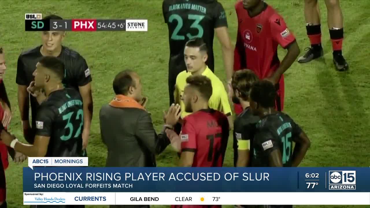 Phoenix Rising player accused of using homophobic slur during game