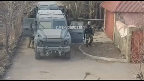 Russian armored vehicles "Buran" in service with the FSVNG in the battles for the liberation of Mariupol