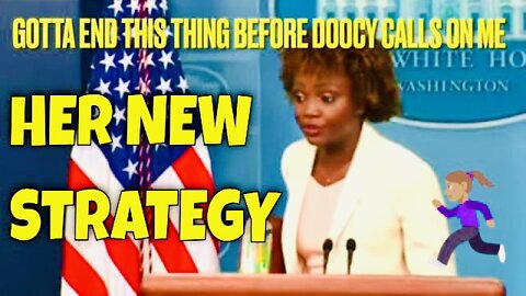 Karine Jean-Pierre’s NEW STRATEGY: “Get the Hell out before DOOCY calls on me”