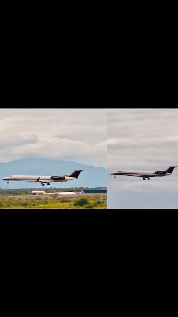 Look at the beauty of landing a private plane 2021