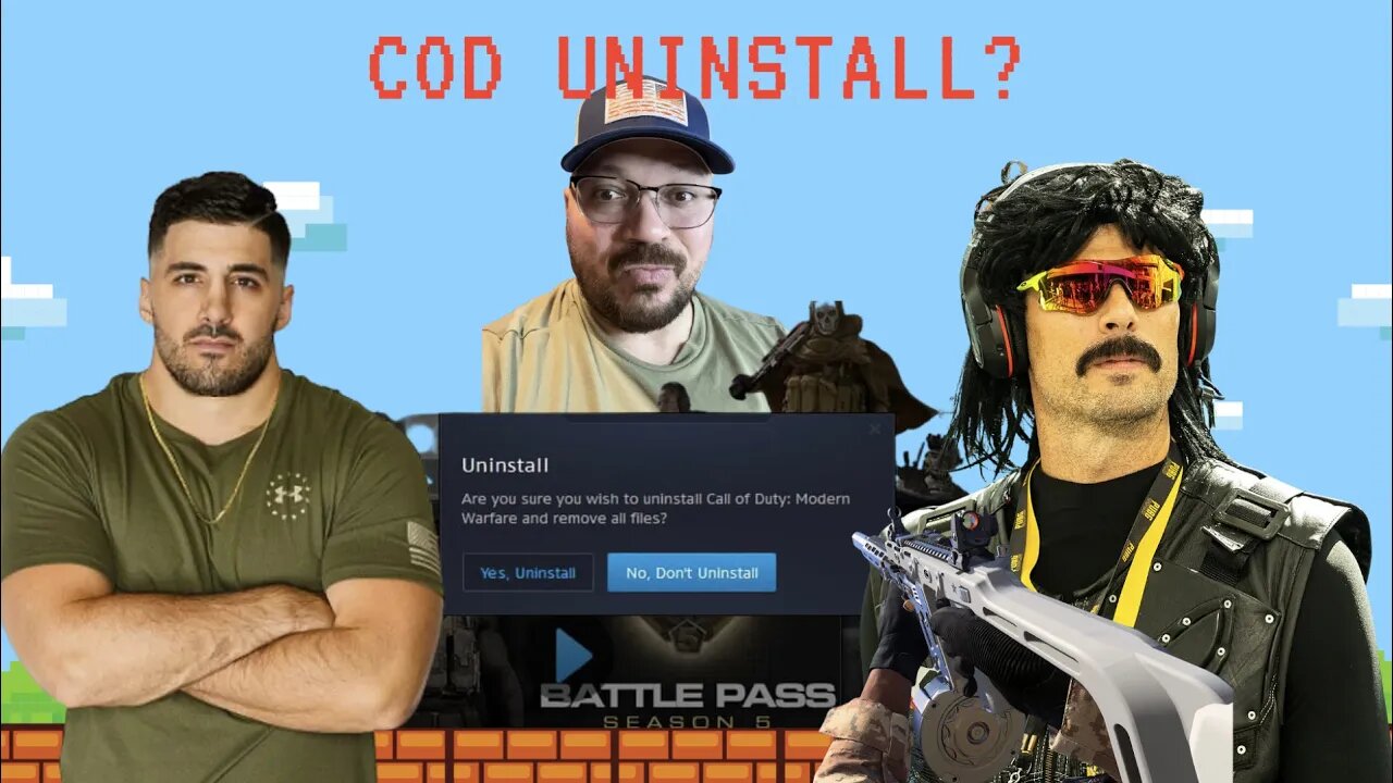 DrDisrespect UNINSTALLS Modern Warfare 2 Again LETS TALK ABOUT IT!