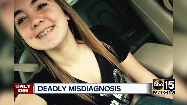 Valley mom says late daughter's illness misdiagnosed by doctors