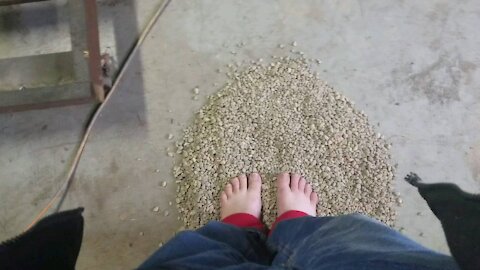 Barefoot on hot rocks