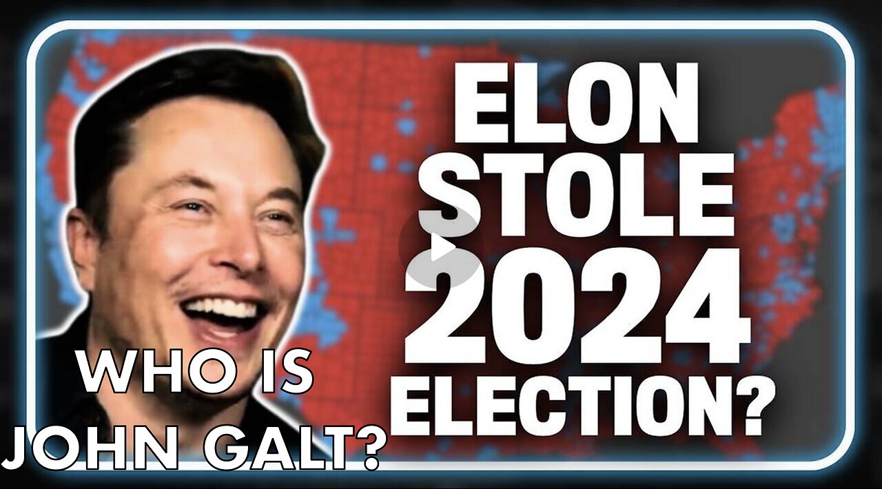 ALEX JONES INFOWARS W/ Leftists Are Claiming Elon Musk Stole The Election For Trump. JGANON, SGANON