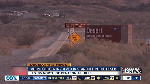 LVMPD officer involved in long standoff