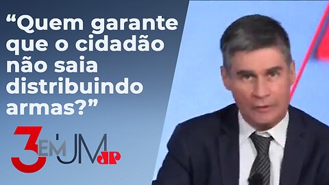 “Lei não pode permitir que cidadão tenha arsenal de arma em casa”, opina Fábio Piperno