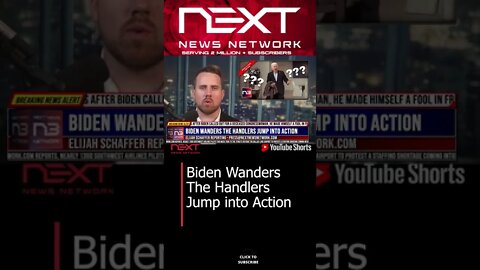 Biden Wanders The Handlers Jump into Action #shorts
