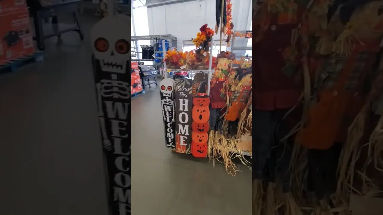 Fall / Halloween decor at Walmart 🎃🍁🍂 #fall #halloween2023 #Walmart #codeorange