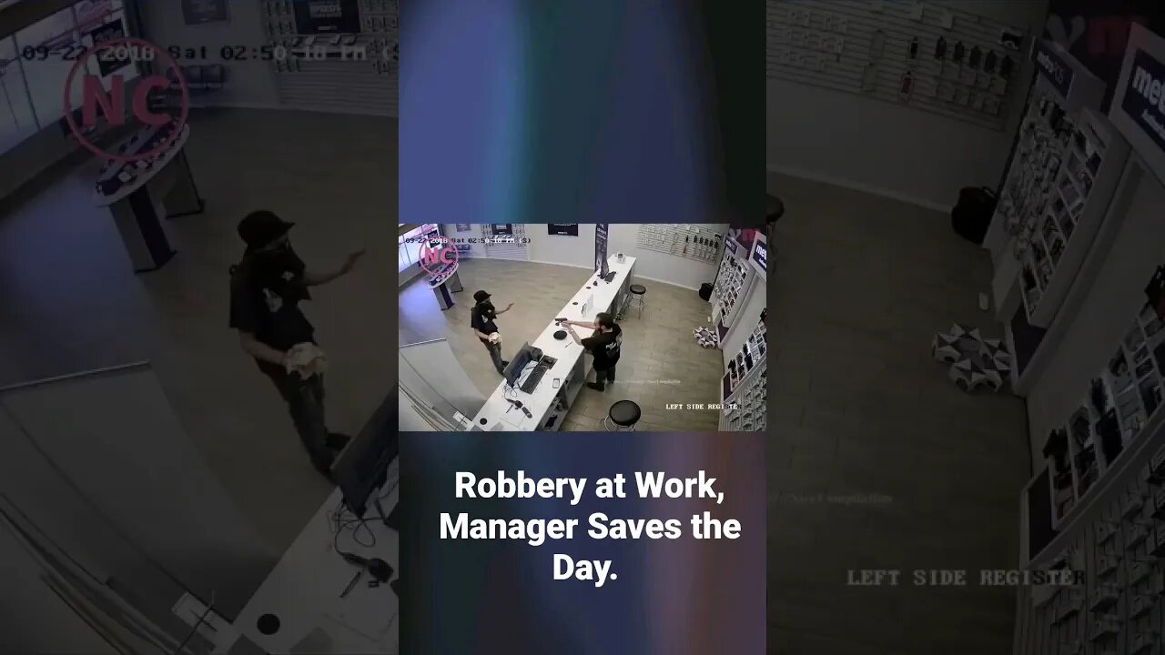 Robbery at Work, Manager Saves the Day. Are you ready? Do you have a plan?