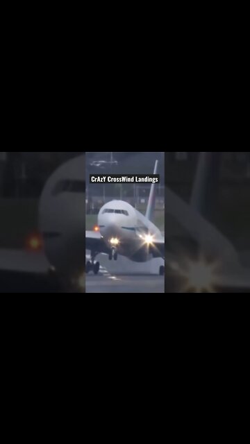 Wild Crazy Crosswind Plane Landings - Amazing #shorts #airplane #airport #Plane #PlaneSpotting