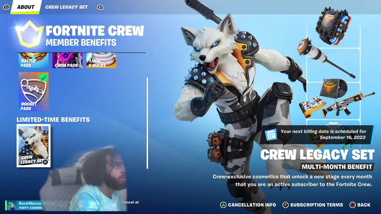 Fortnite with Rock Mercury