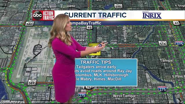 Bucs vs Pats traffic tips and closures