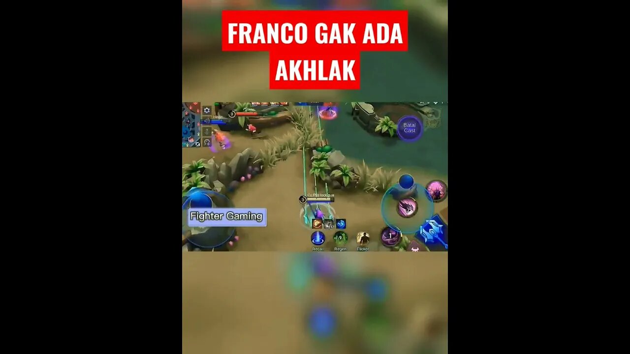 FRANCO GAK ADA AKHLAK #mlbb #mobilelegend #mobilelegendsgame #ml #tokogame #omletarcade #codashop