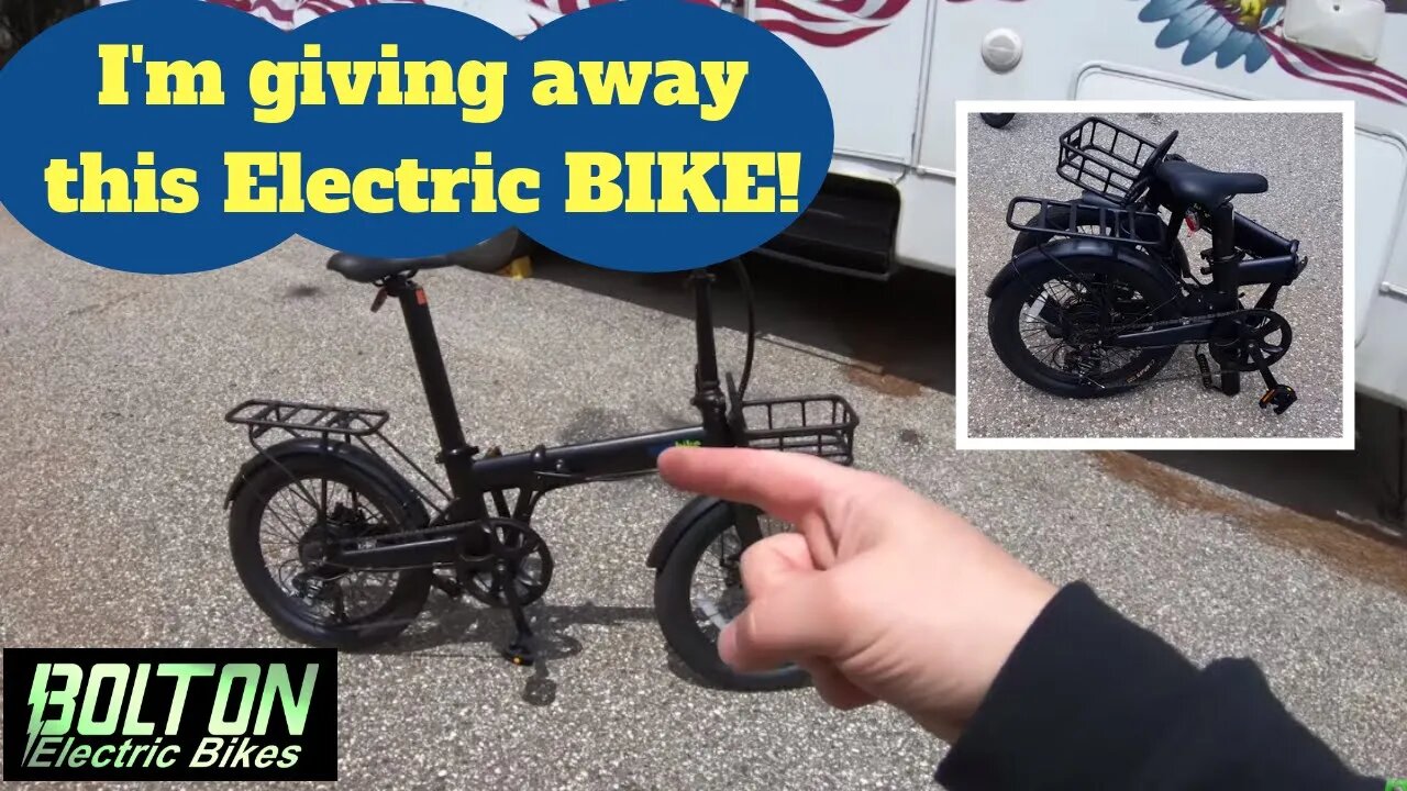 Electric Bike Giveaway! The new Qualisports Folding Ebike