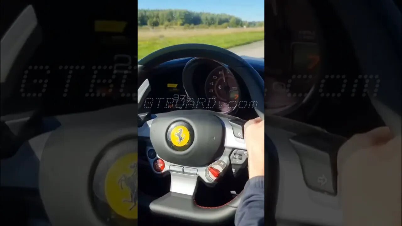 😱720 HP Ferrari F8 Tributo vs Nissan GTR R35. GTR stock or TROLL? What was F8 guy thinking?