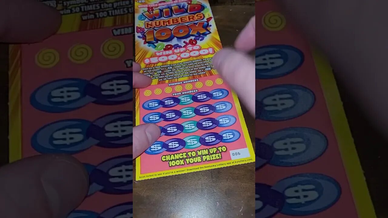 NEW $20 Lottery Tickets 100X Wild Numbers!