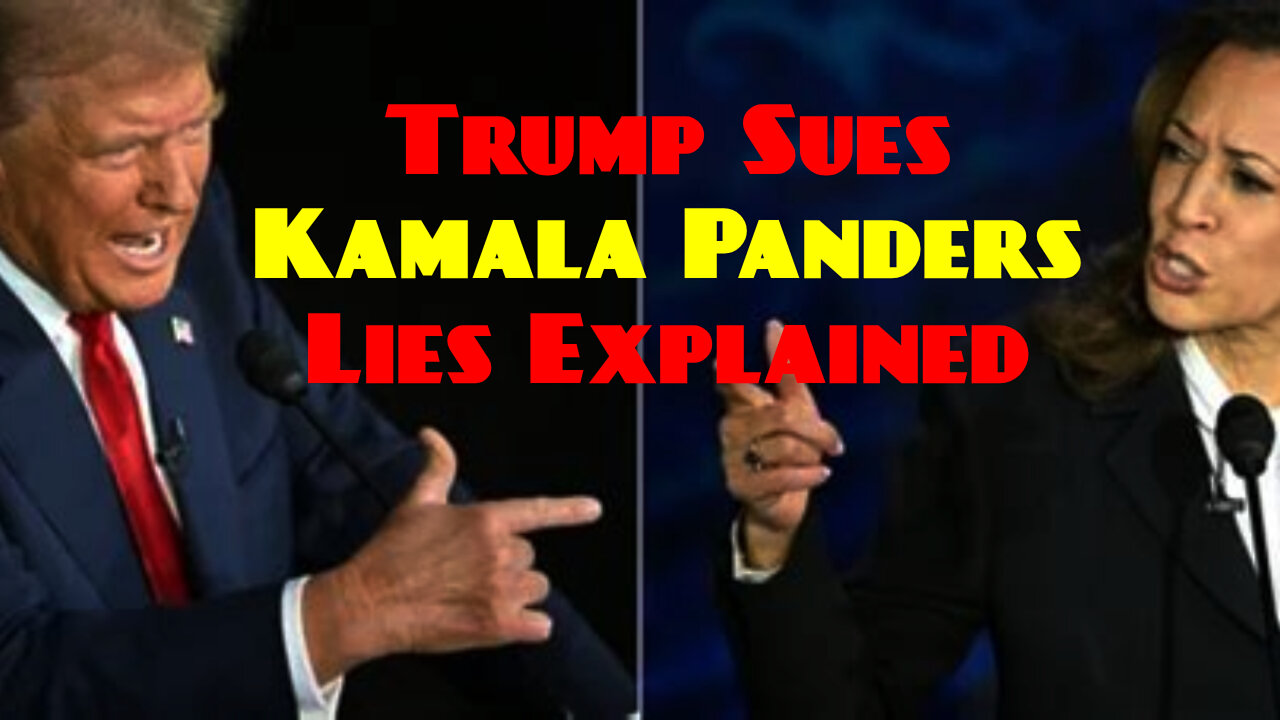 Trump Sues & Kamala Panders to Unions, Tax cut policy & more